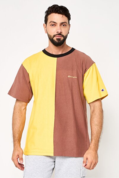 Champion تي شيرت رجالي رياضي بأكمام قصيرة مناسب للأنشطة الخارجية، متعدد الألوان