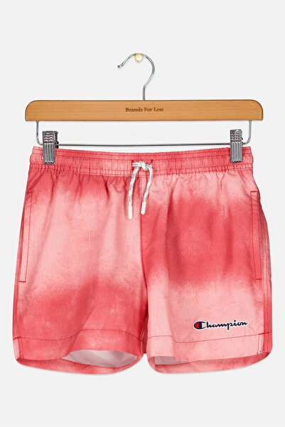 Champion شورت سباحة بشعار مطرز للأطفال الصغار، متعدد الألوان