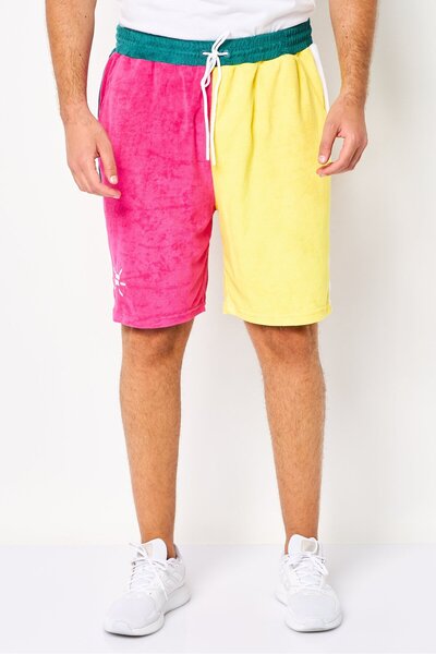 FILA Men Sportswear Fit Embroidered Logo Outdoor Shorts, Multicolor