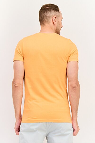 Puma x One8 Men Slim Fit Short Sleeve Training T-Shirt, Light Orange
