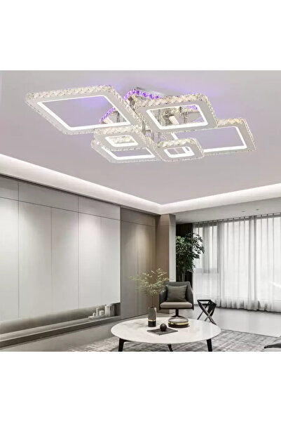 Alessandro DESIGN Candelabru LED cu telecomandă și cristal NOVA RHOMBA RGB 17...