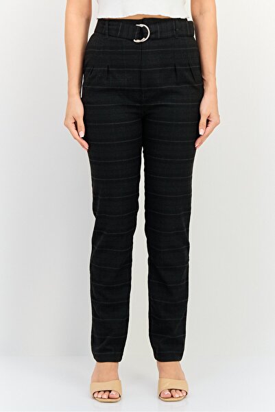 Reiko Women Regular Fit Stripe Chino Pants, Multicolor