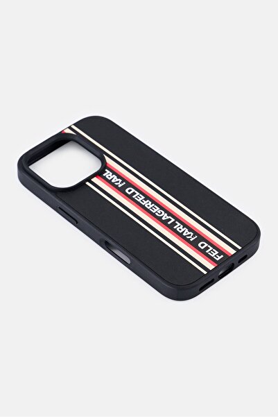 Karl Lagerfeld iPhone 16 Pro Brand Logo Protective Case, Black