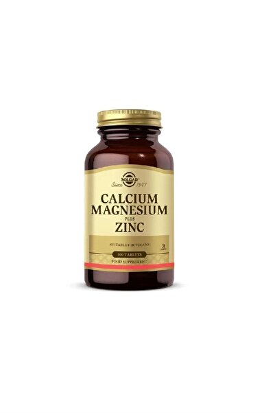 Solgar Calcium Magnesium Plus Zinc 100 Tablet