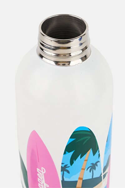 Puckator Volkswagen Graphic Print Insulated Stainless Steel Bottle 530ml, White