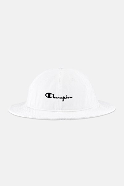 Champion Men Embroidered Logo Bucket Hat, White