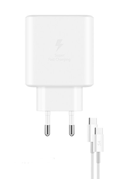 Pmr Honor X9 İle Uyumlu PD 45W Süper Hızlı Şarj Adaptörü + 1 Metre Type-C Kablo