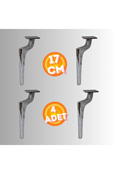 CAN METAL 17 CM METAL ZİRVE AYAK KOLTUK AYAĞI MOBİLYA AYAĞI ÜNİTE AYAĞI KONSO...