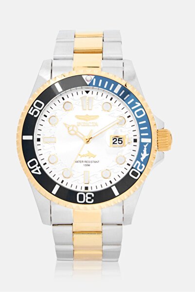 Invıcta Men 44709 Stainless Steel Analog 43 mm Watch, Silver