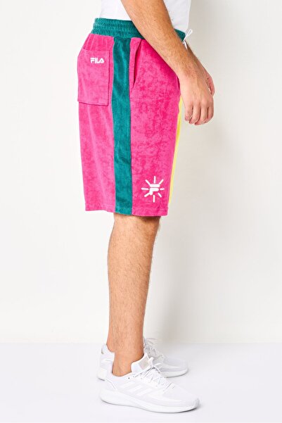 FILA Men Sportswear Fit Embroidered Logo Outdoor Shorts, Multicolor