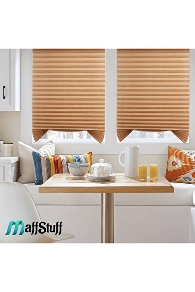 MaffStuff MaffStuff® Self-Adhesive Fan Pleated Blind Cream 60x150cm