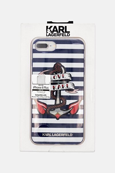 Karl Lagerfeld iPhone 8 Plus Brand Logo Protective Case