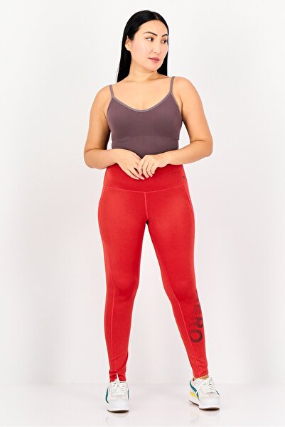 Aeropostale Women Sportswear Fit Training Leggings, Red