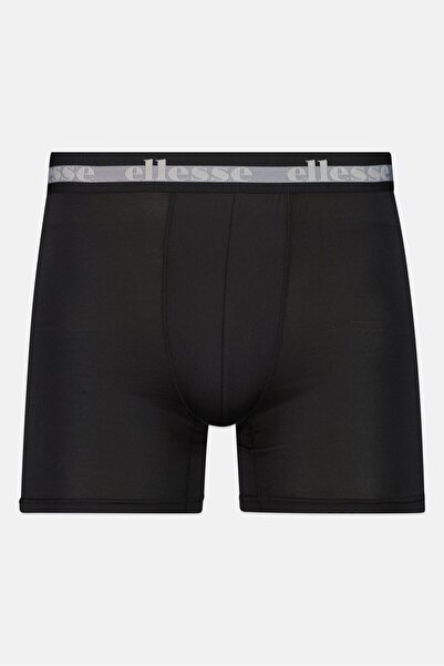 Ellesse Men 3 Pack Brand Logo Boxer Briefs, Black