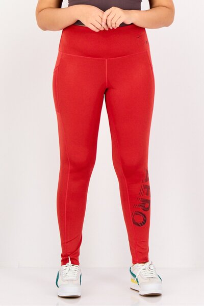 Aeropostale Women Sportswear Fit Training Leggings, Red
