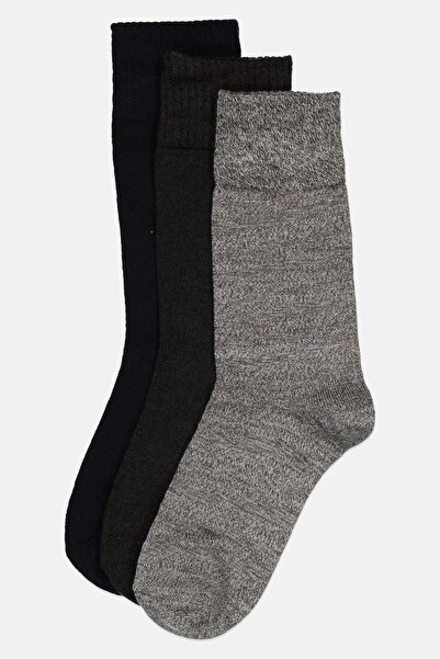 CLARKS Women 3 Pairs Rib Knit Crew Socks, Multicolor