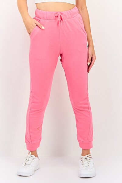 adidas Women Sportswear Fit Embroidered Outdoor Sweatpants, Pink