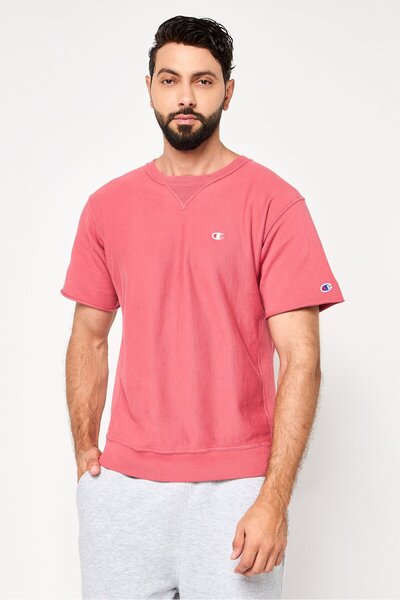 Champion Men Sportswear Fit Short Sleeve Outdoor T-Shirt, Red