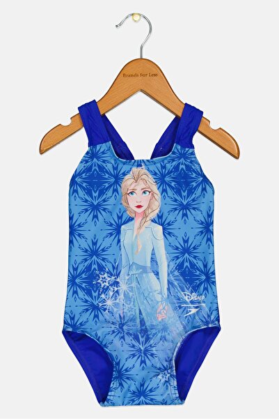 SPEEDO ملابس سباحة من قطعة واحدة بطبعة كاملة للبنات من ديزني تودلرز، متعددة الألوان