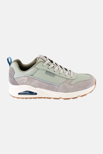 SKECHERS Men Stacre 2,0 Lace Up Outdoor Shoes, Sage Green