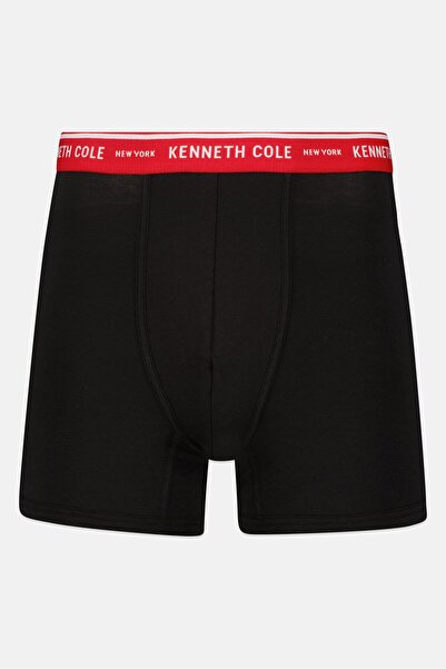 Kenneth Cole Men 2 Pack Brand Logo Trunks, Black