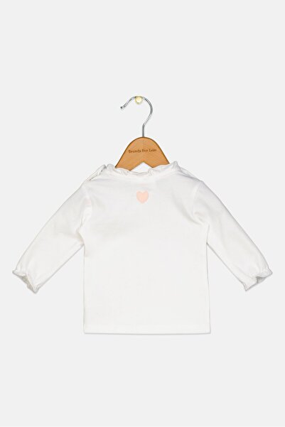 Feetje Toddlers Girl Graphic Print Long Sleeves Top, Off White