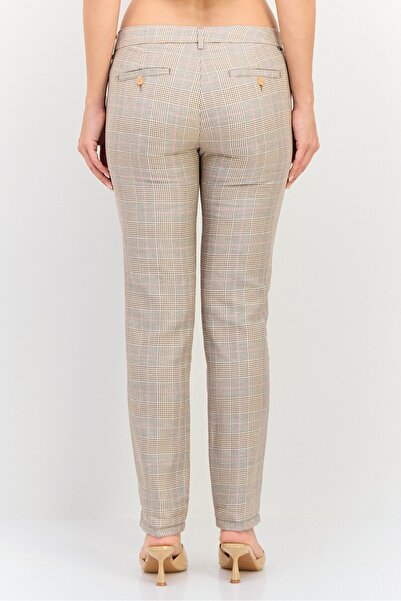 Reiko Women Chino Fit Plaid Dress Pants, Multicolor