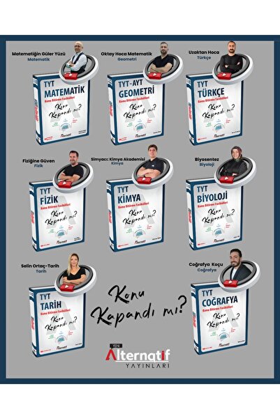 YENİ ALTERNATİF YAYINLARI ALTERNATİF YAYINLARI TYT TÜM SET KONU BİTİRME FASİK...