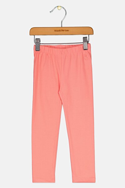 GAP Toddlers Girl Plain Full Length Leggings, Coral