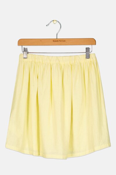 GAP Kids Girl Plain Skirt, Light Yellow