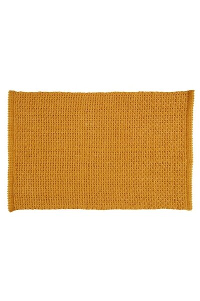 OEM Bath mat, 55% polyester / 45% cotton, 50x80 cm, Yellow