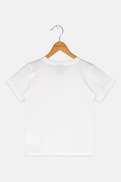 Champion Toddlers Boy Brand Logo Short Sleeve Outdoor T-Shirt, White