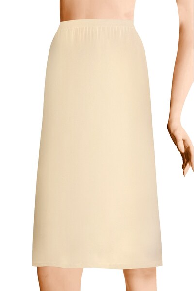 Öts Γυναικείο μακρύ εσώρουχο κάτω φούστα, λεπτή ελαστική μέση (95% μικροπολυεστέρας - 5% ελαστάνη)