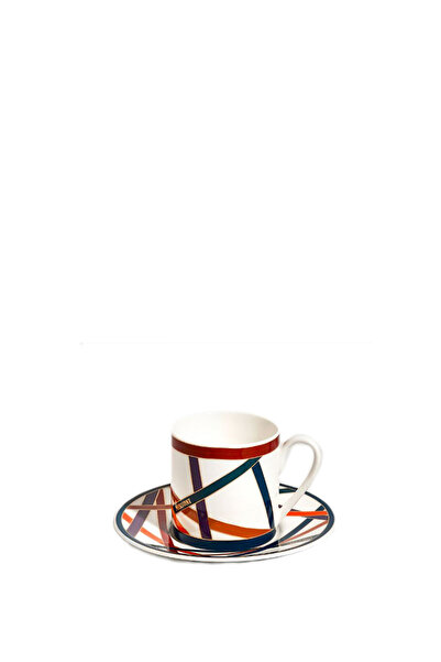 Missoni Home Nastri Türk Kahvesi Fincan ve Tabağı