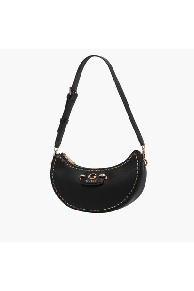 Guess Anadela Stitch Detail Shoulder Bag with Zip Closure