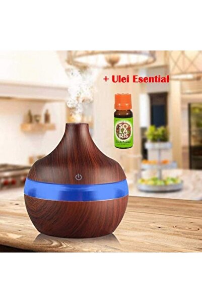OEMN Difuzor și umidificator de arome 300ml cu ulei esențial de stejar