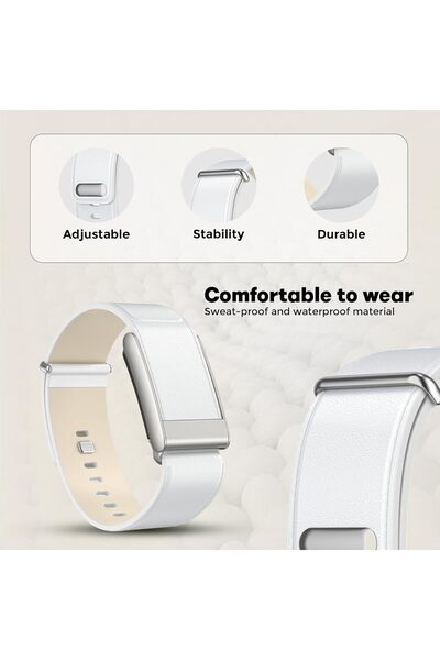 Specton Luxe Tapered Leather Replacement Band Compatible WHOOP 5.0, One, Peak, and Life Fitness Tr