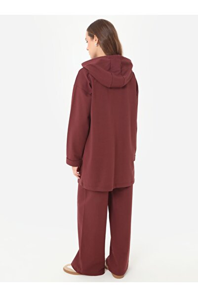 Benin Tracksuit Set - Red Brown -