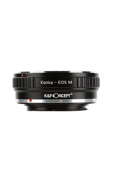 K&F CONCEPT Adaptor de montură Konica-EOS M de la Konica AR la EOS M