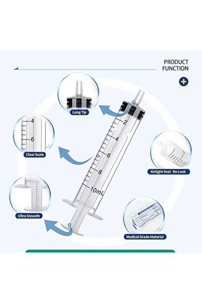 Others Syringe with Luer Lock Tip, Individually Sterile Sealed, 10 Ml