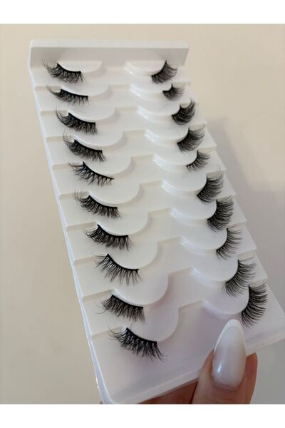 hulyabeauty TAKMA KİRPİK 10LU