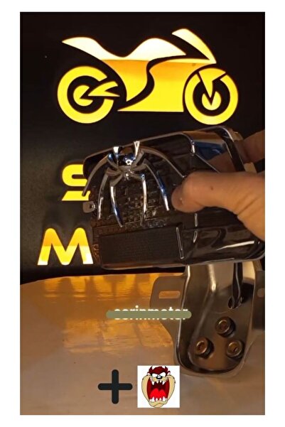 GMS Cg Modifiye Nikel Arka Stop Füme Cam+Beyaz çakar+Örümcek Montajlı gelir (...