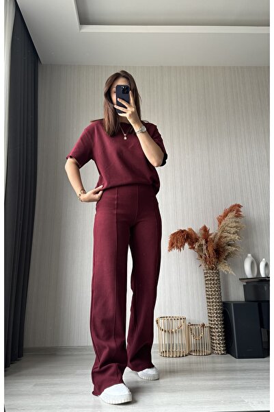 ButikNo35 Burgundy Corduroy Basic Set