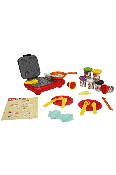 Cici Oyuncak Barbekü Mangal Keyfi Oyun Hamuru Seti 300 g 22 Parça Çocuk Eğiti...