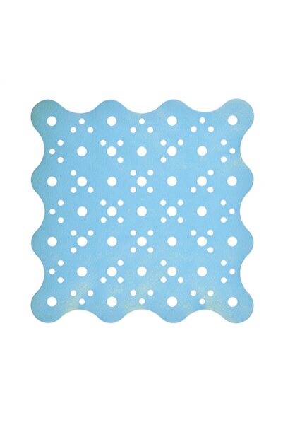 OEM Covoraș de baie antiderapant IS0769, PVC, 51 x 51 cm, Albastru