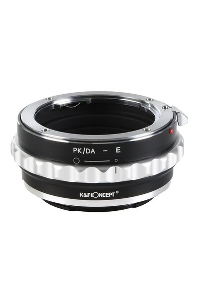 K&F CONCEPT Адаптер за байонет PK/DA-E от Pentax K/M/A/FA/DA към Sony E-Mount