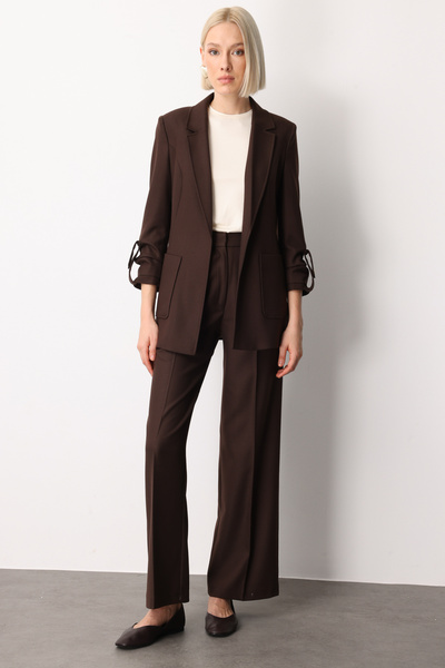 Ekol Bag Pocket Jacket with Sleeve Epaulettes