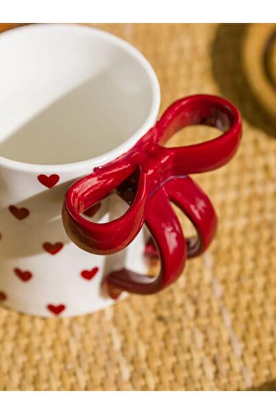 LC Waikiki Heart Patterned Porcelain Mug 360 ml (W5)