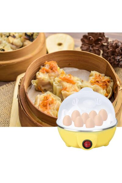 Generic Chicken Egg Cooker | Large Capacity, Auto Shutoff, Anti-Dry Burn, Steamer