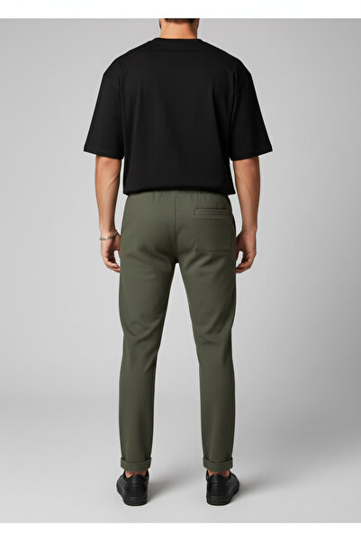 hello7 Duble Paça Bağcıklı Erkek Jogger PantolonRahat Kesim